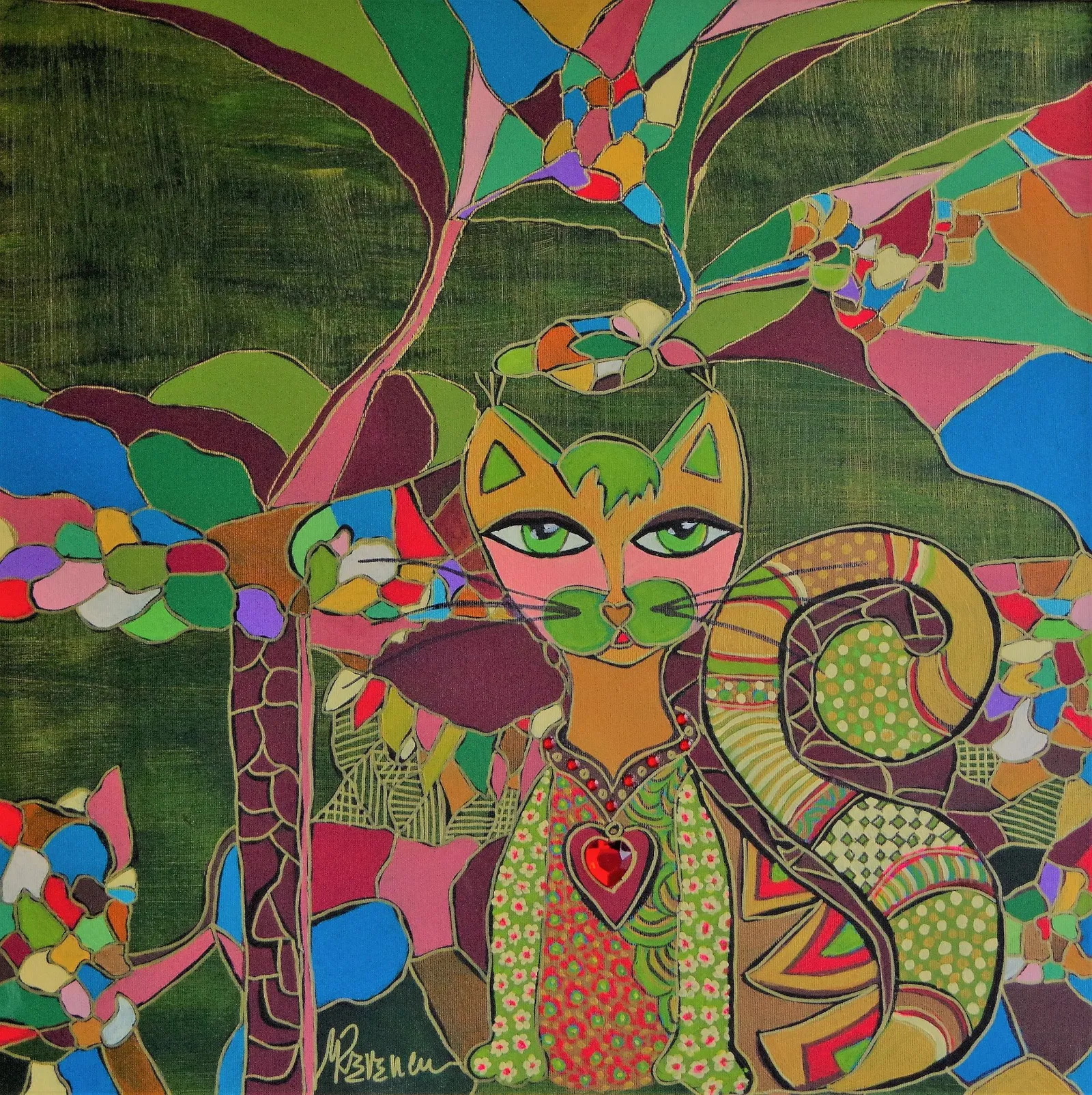 Art Nouveau · 2019 · 60×60 cm