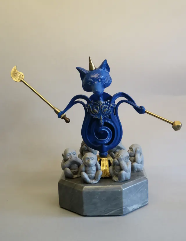 blue fox