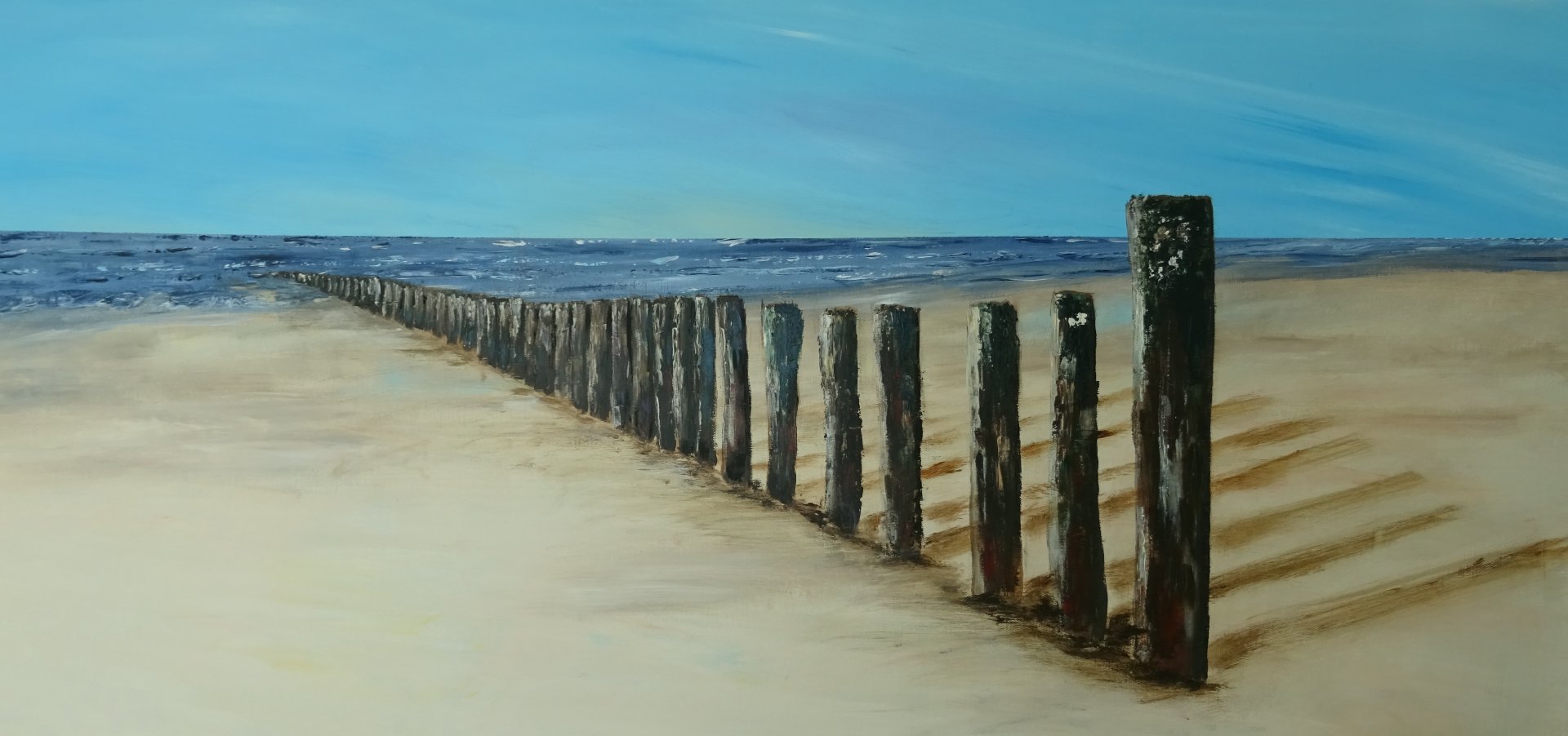 Shadow on the beach
