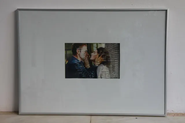 "Love and death under the moonlight", 17,5 X 24 cm, Frame 50 X 70 cm. 2015