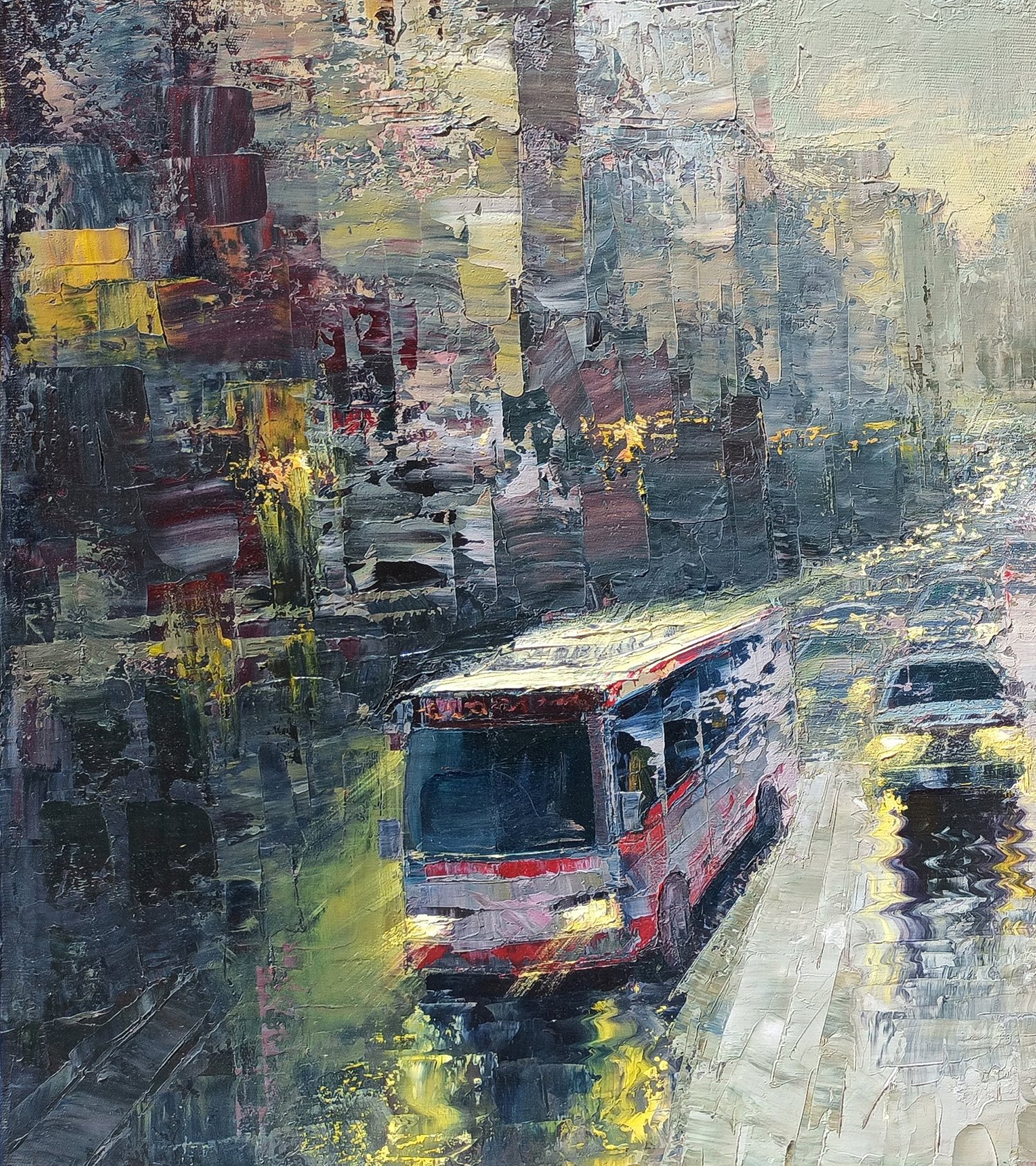 Urban Rhythm in the Rain