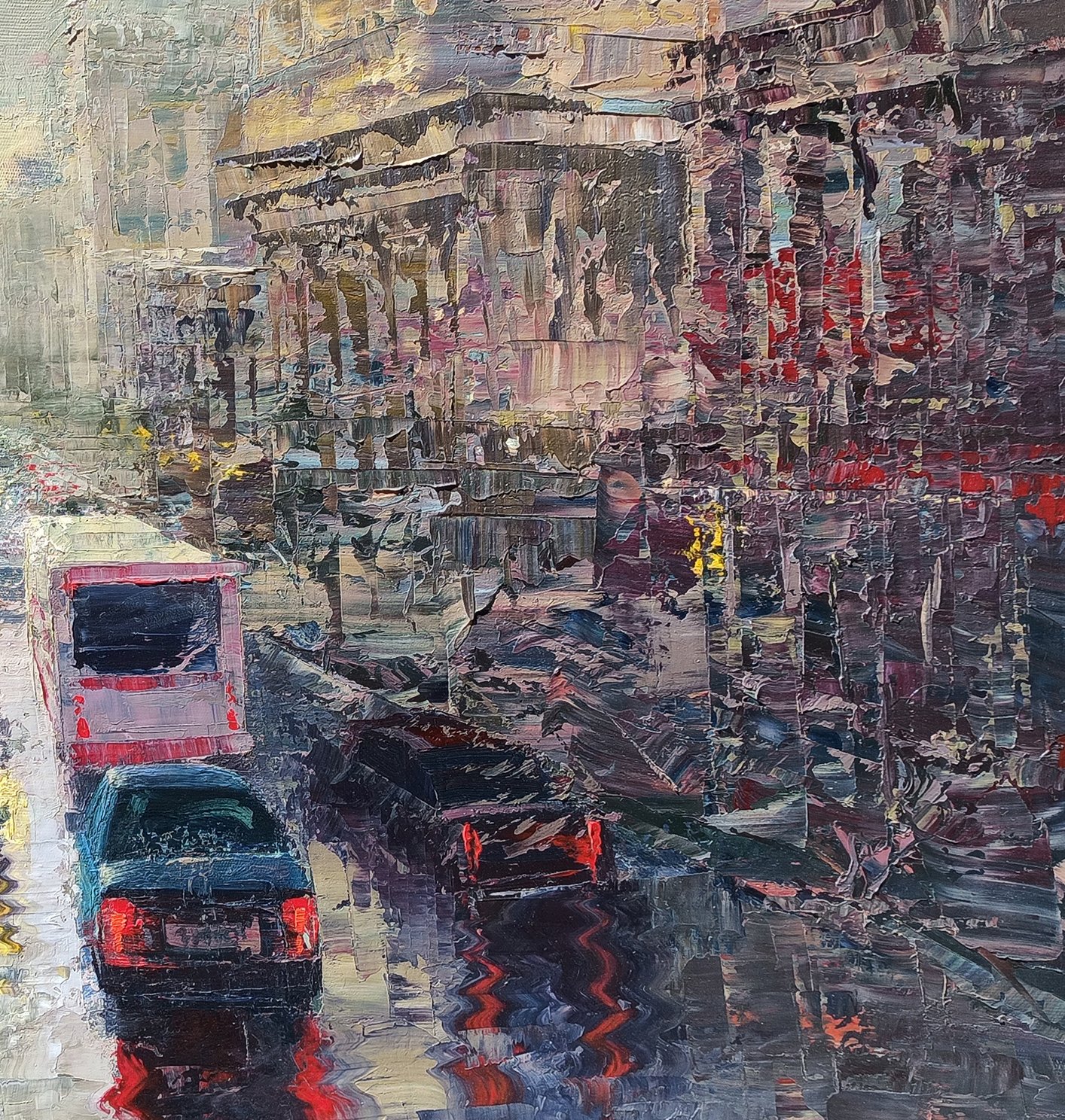 Urban Rhythm in the Rain