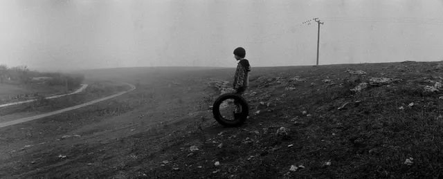 Enfant, Colline, Pneu, Dobrogea