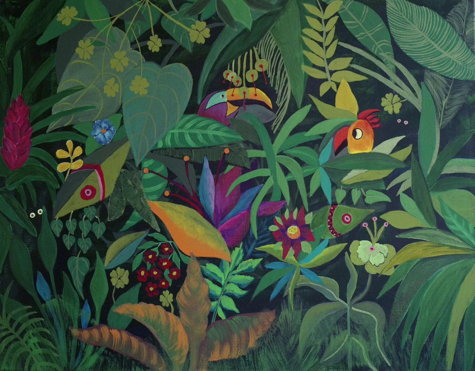 jungle · 2021 · 80×60 cm