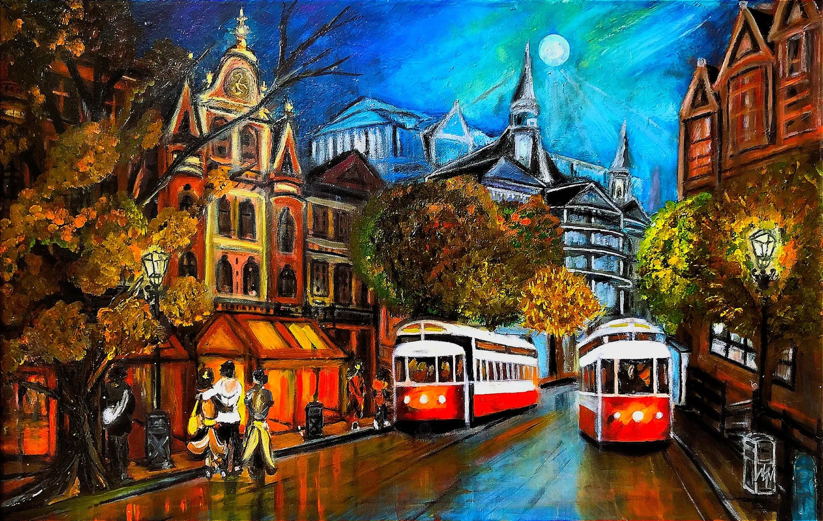 Embassy Avenue (framed) · 2023 · 90×60 cm