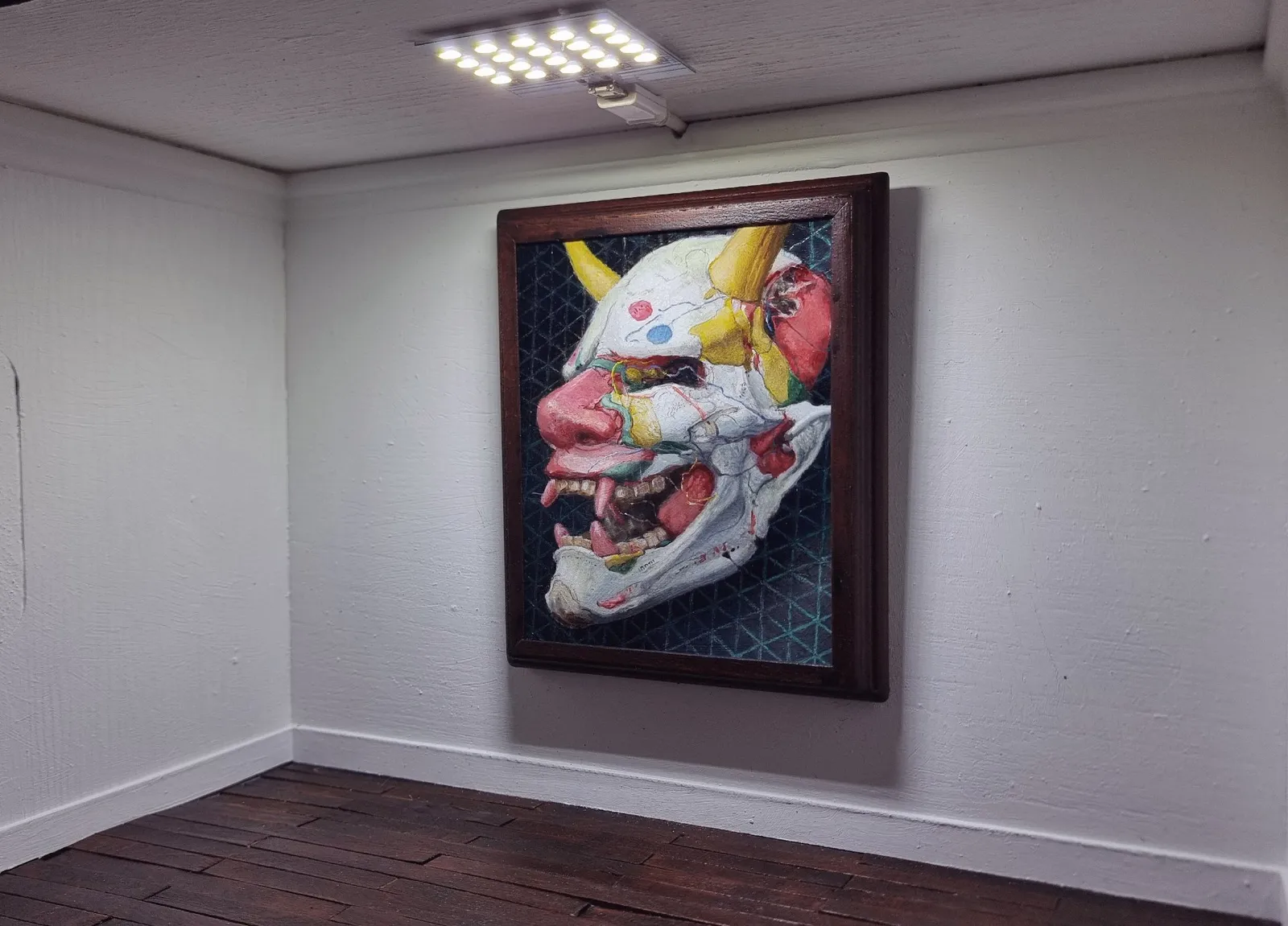 Oni II — Paschal Lawton, oil, acrylic, wood, card — 4