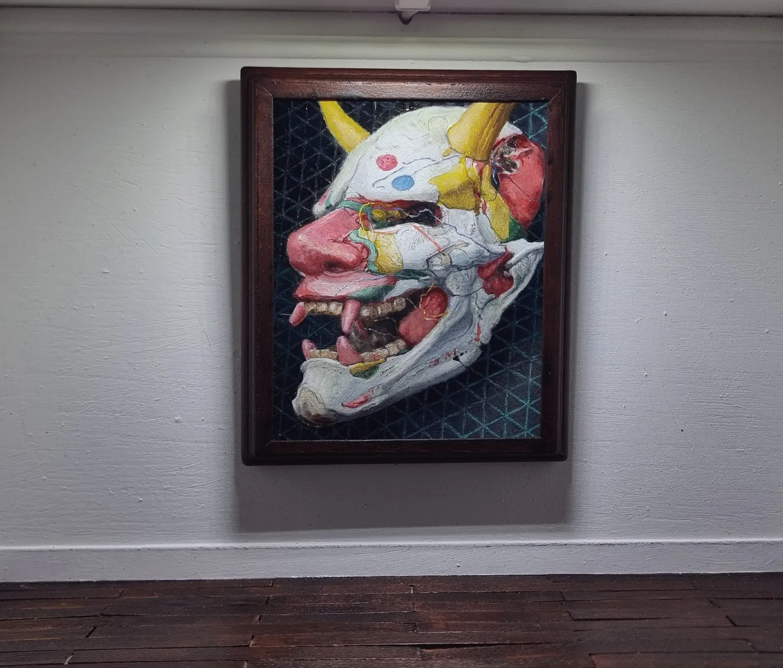 Oni II — Paschal Lawton, oil, acrylic, wood, card — 3