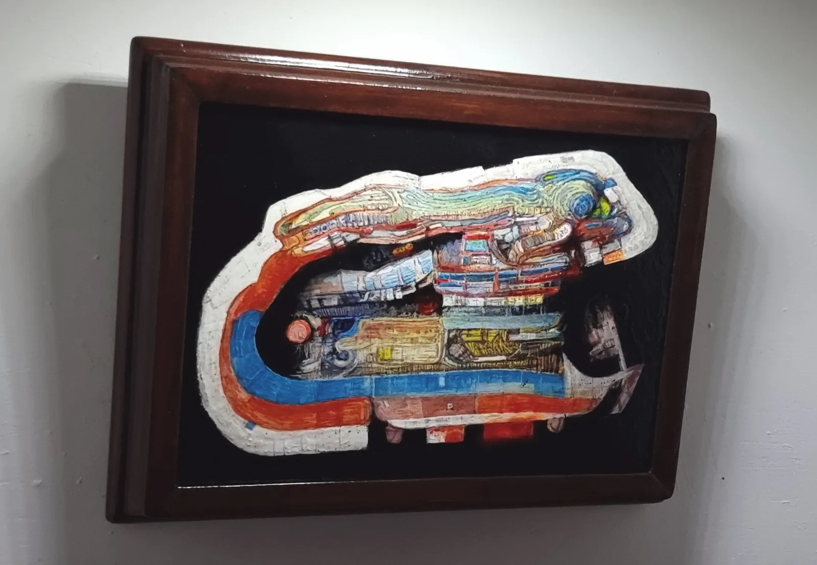 Craft I — Paschal Lawton, oil, acrylic, wood, card — 5