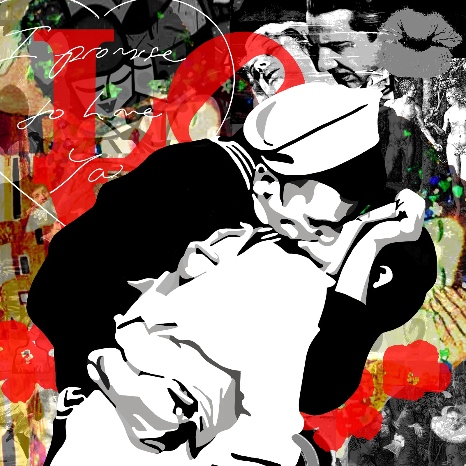 V-J Day in Times Square · 2018 · 50×50 cm