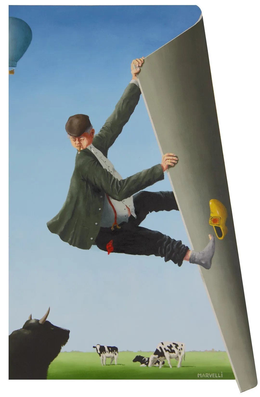 Bull fight · 2019 · 61×93 cm
