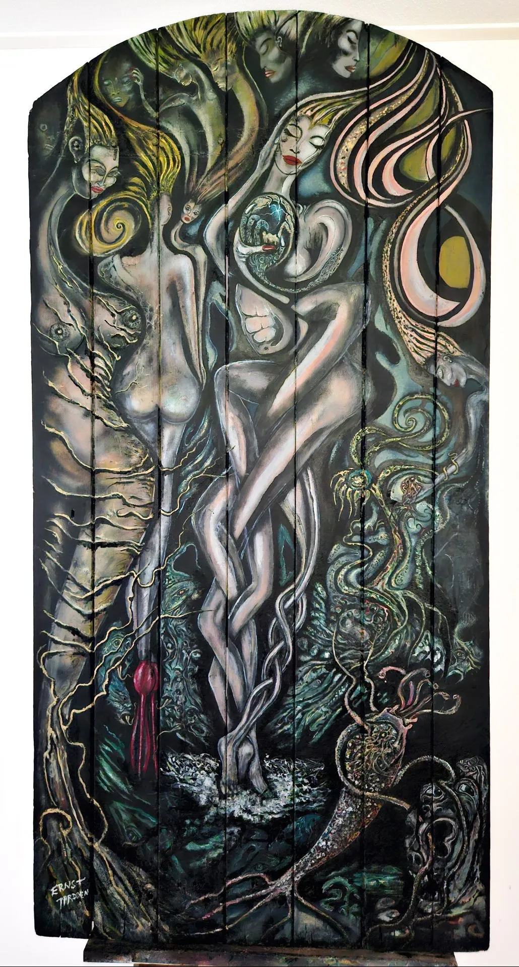 The Lamia · 2025 · 79×159 cm