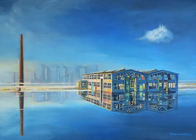 The old sugar factory at dawn