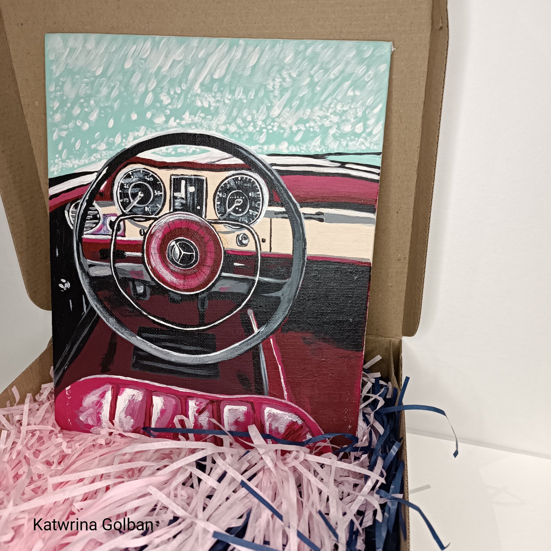 Mercedes retro car