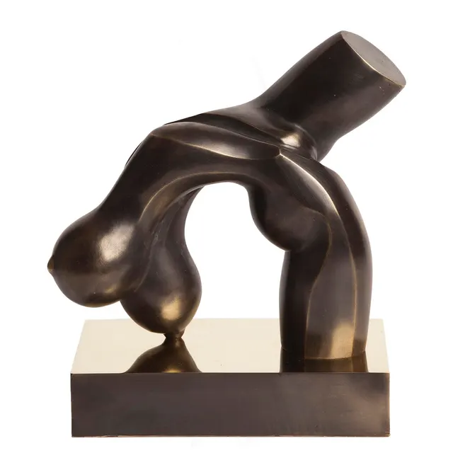 "Nude" Contemporary Bronze Body Sculpture