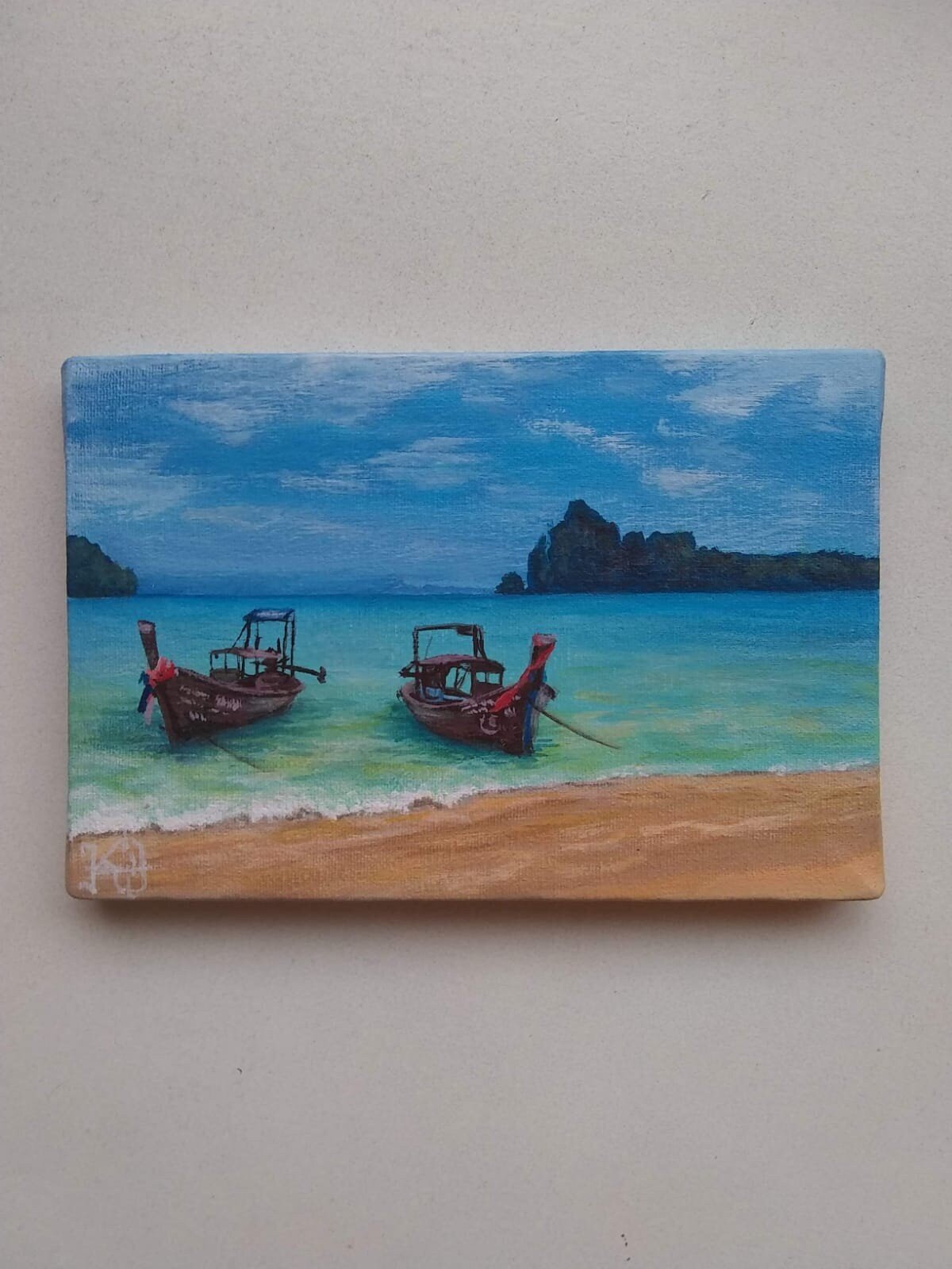 Painting of Phi Phi Islands