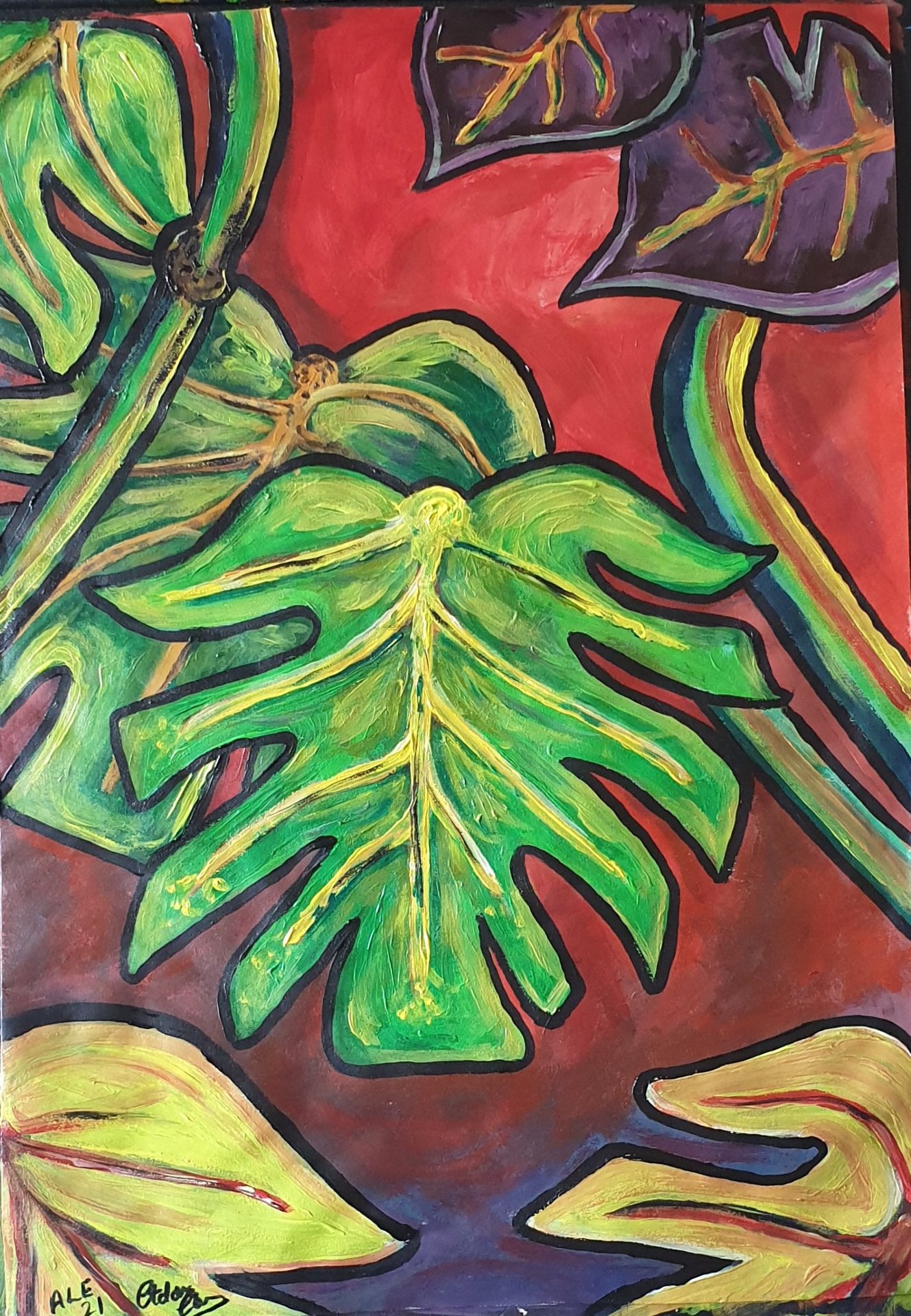 Tropicana Flora & A Fauvism Impression and Colour Cornucopia Original Emanuel!?