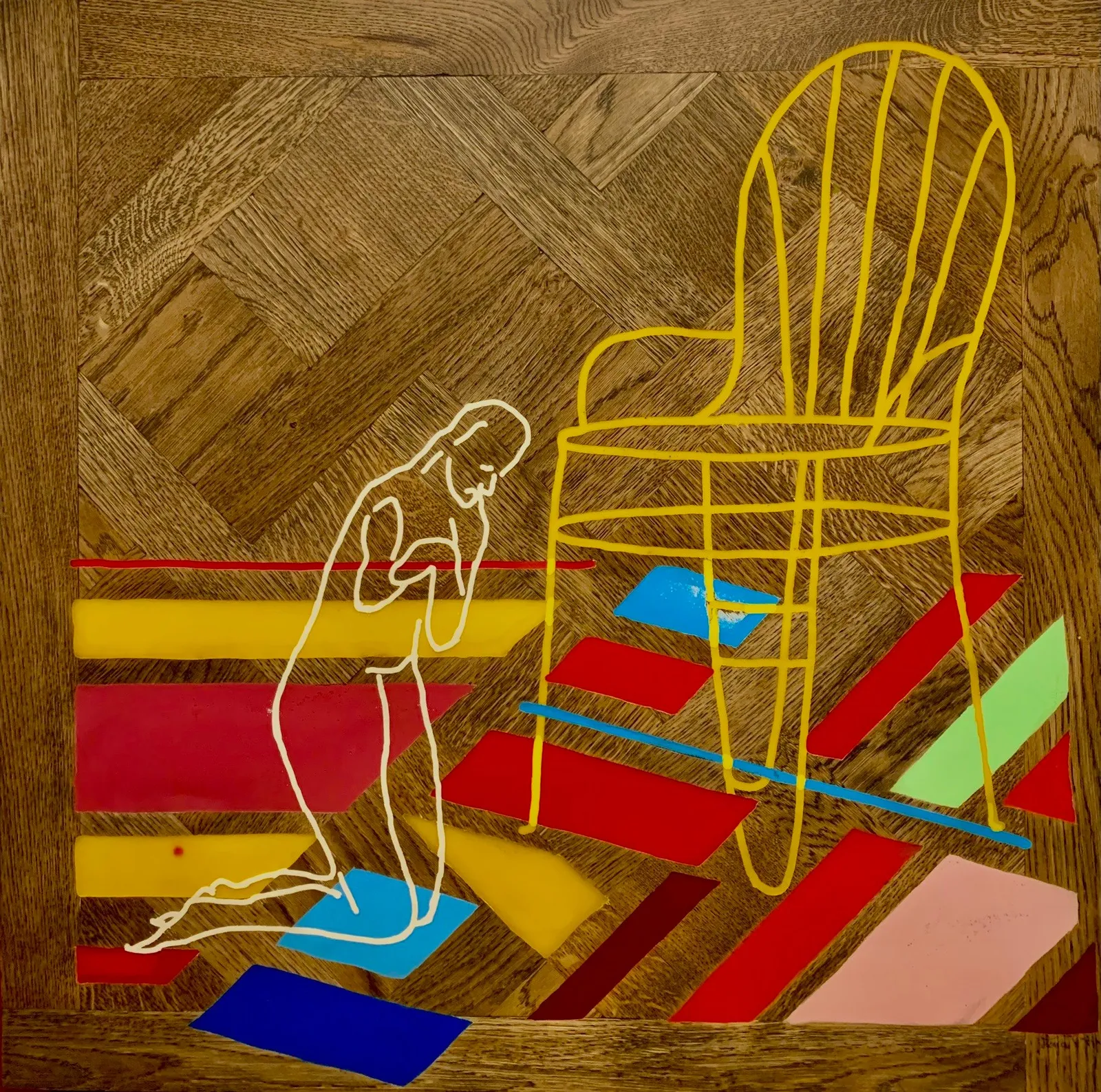Spovedania 2 · 2024 · 80×80 cm