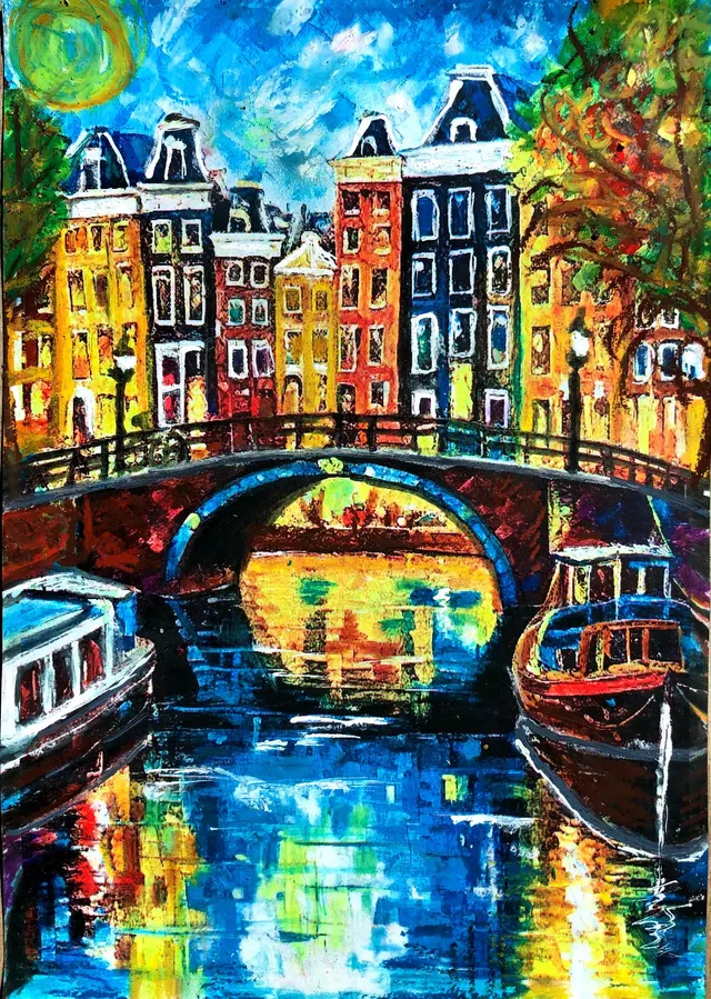Utrecht postcard & poster series III | Canal View