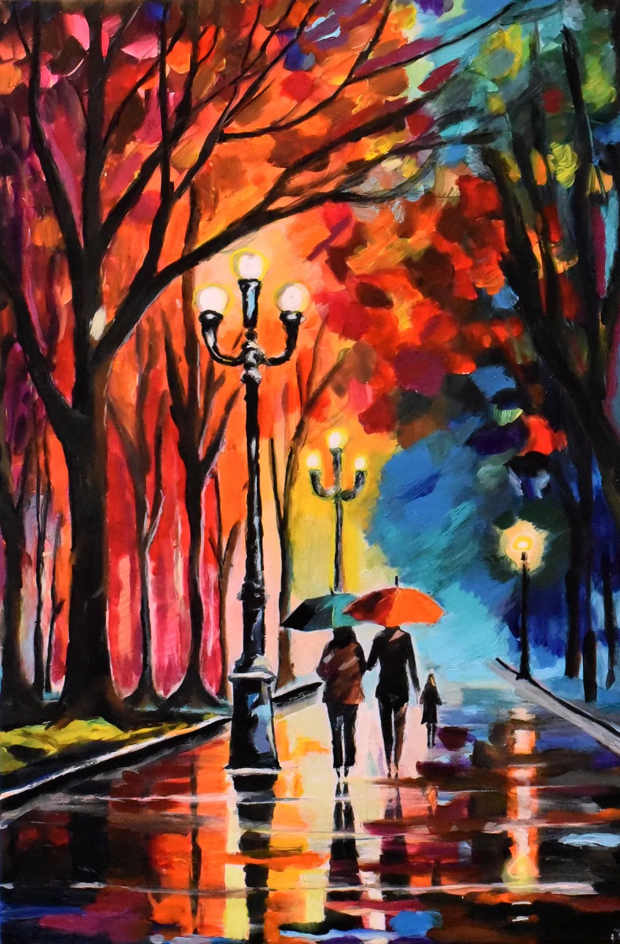 Eventide Stroll (framed) · 2023 · 40×60 cm