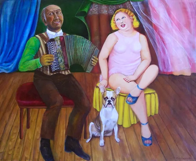 De accordeon speler