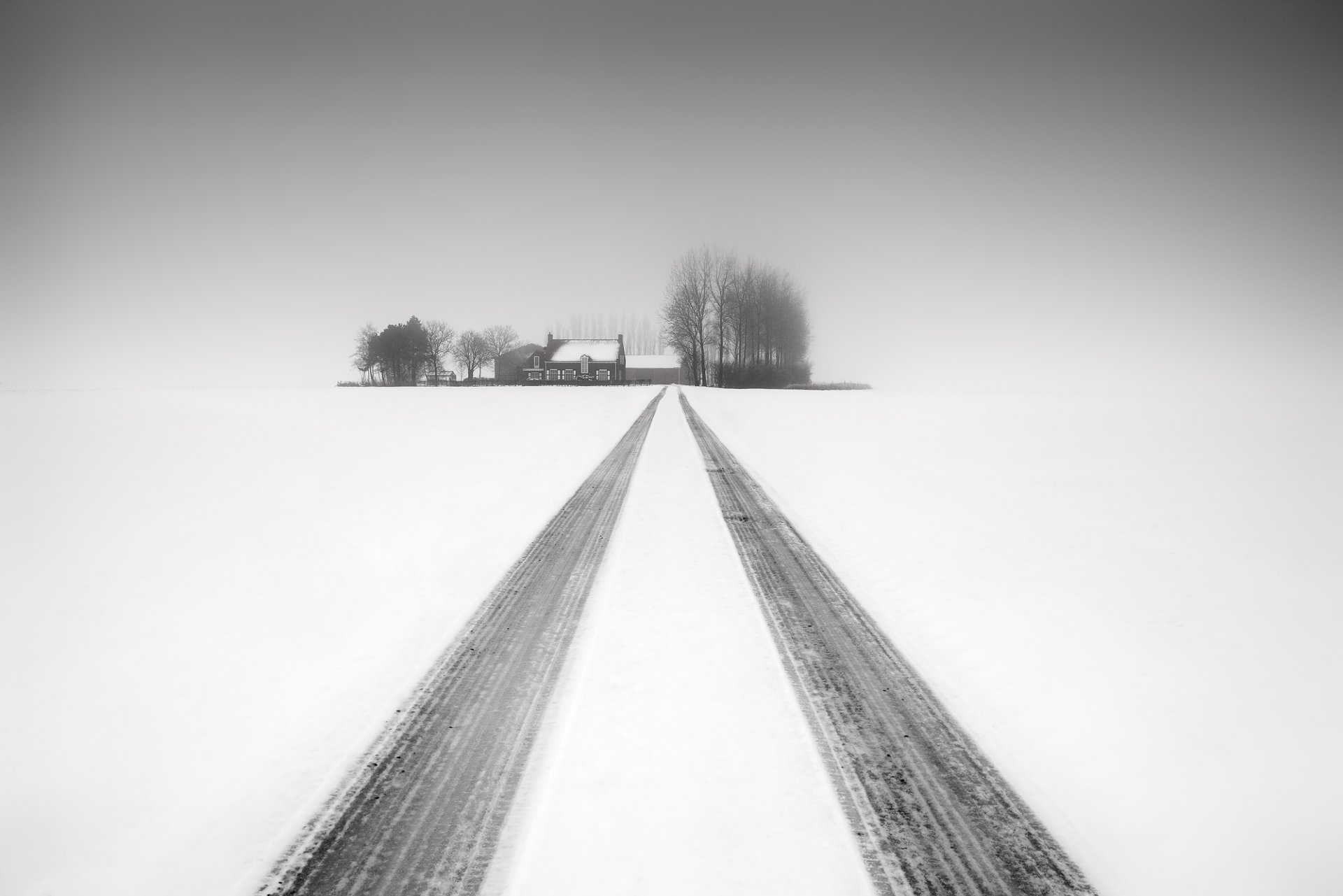 House in White (sold €4970,-) single edition 1/1 award-winning