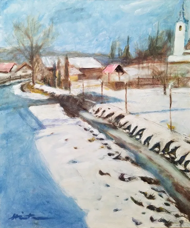 Winter in Lăzarea/Szárhegy