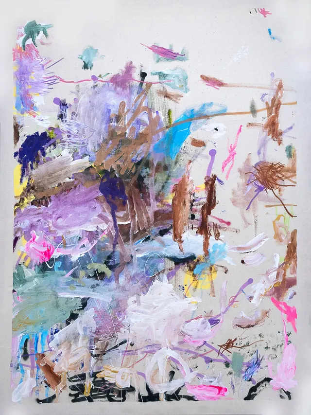 #4 From the series 'The painting that wants to break free from itself'