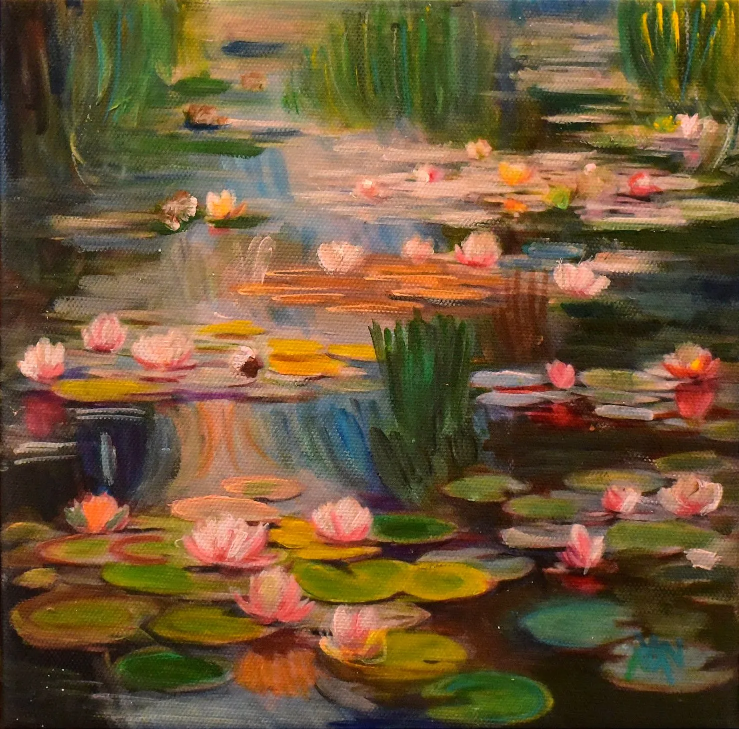 In these lilies of Eden (framed) — 2