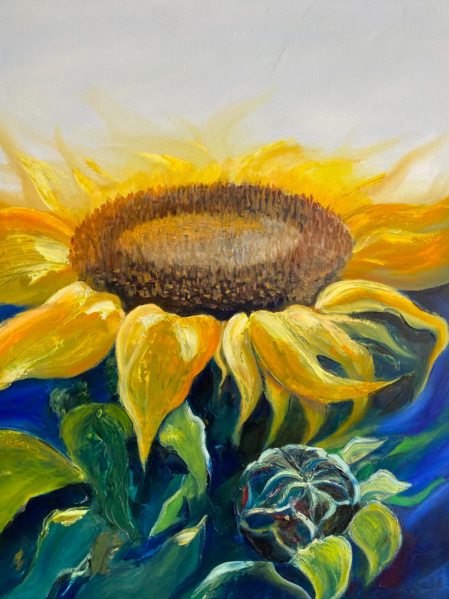 Sunflowers · 2017 · 60×80 cm