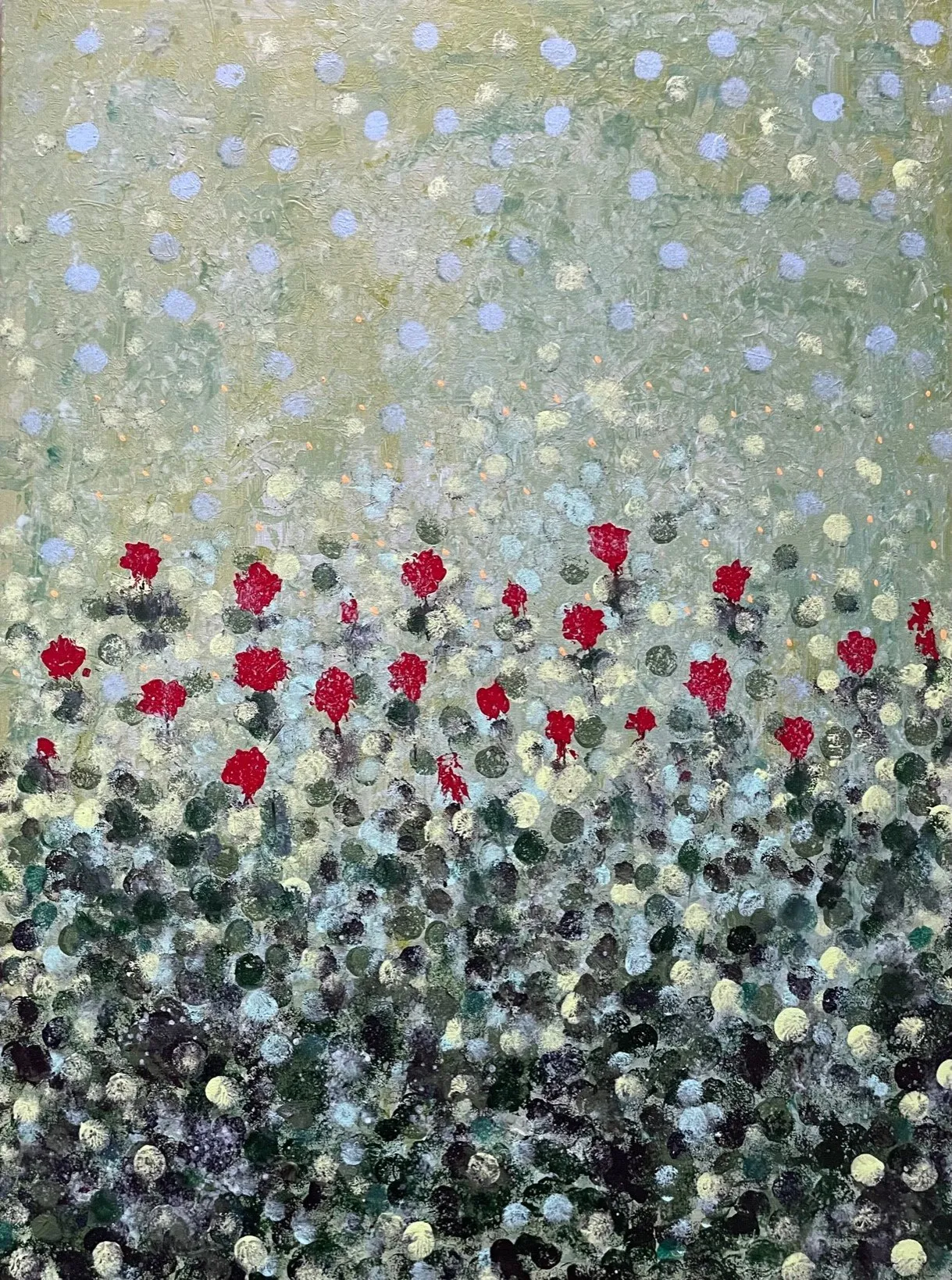 Red roses · 2022 · 60×80 cm