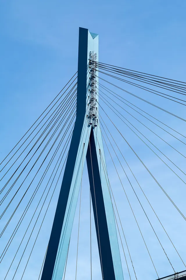 Köhlbrand Bridge in Hamburg