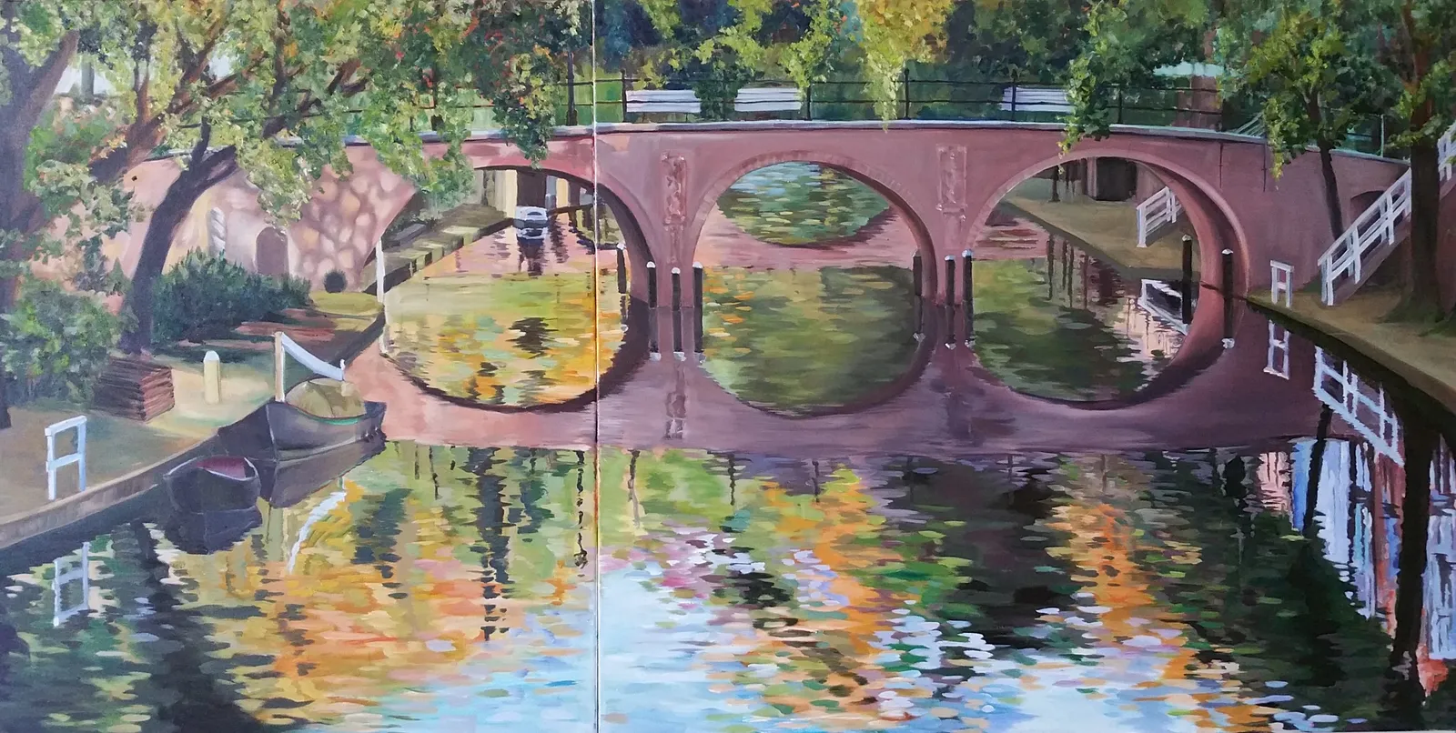 Utrecht Extended (a diptych) · 2016 · 200×100 cm