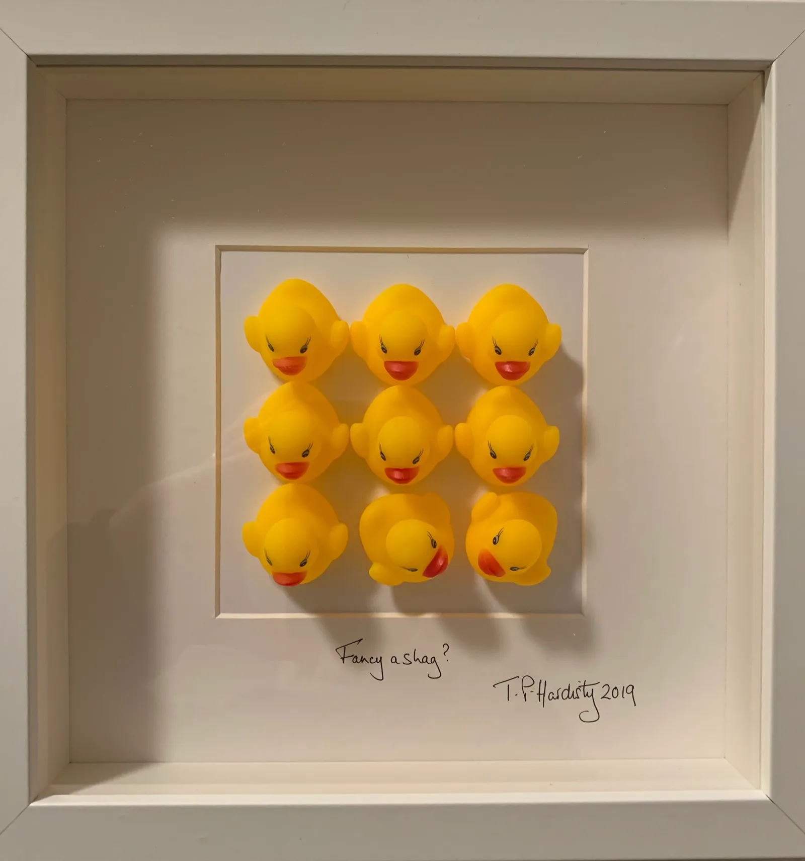 Fancy a shag? · 2025 · 25×25 cm