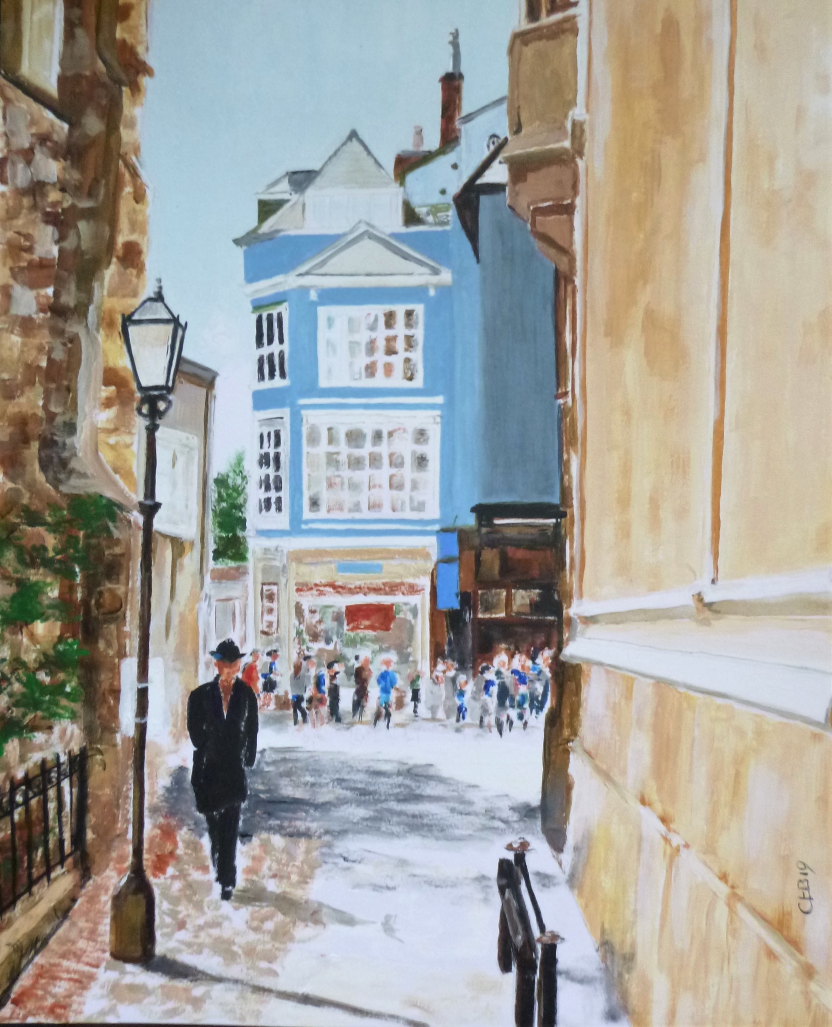 Het blauwe huis ,Oxford (Engeland)