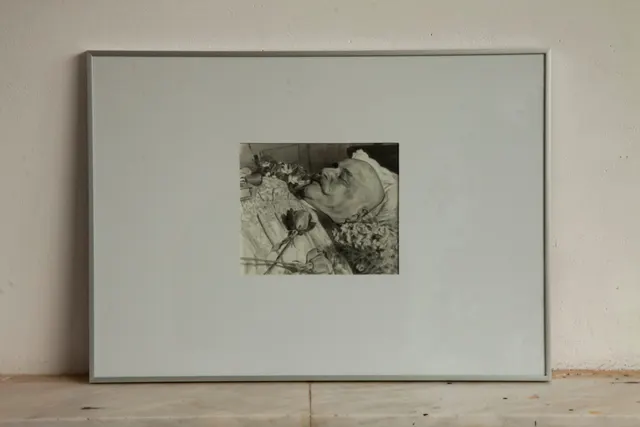 The dead man, pencil on paper, 2015 (frame 50X70)