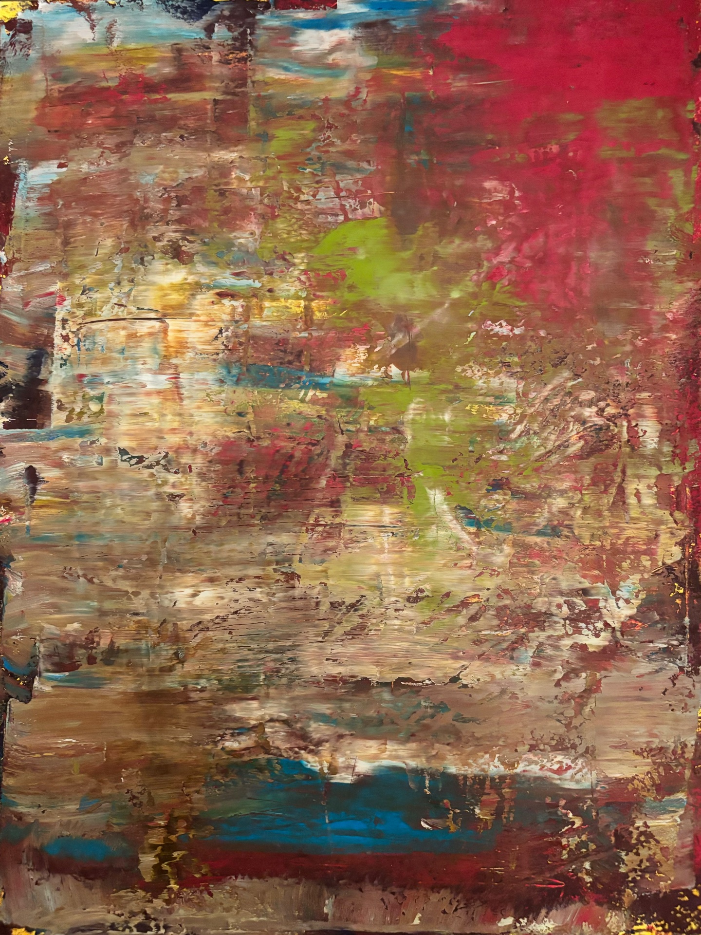 Oil & Coldwax on paper