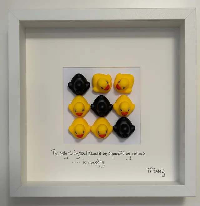 The only thing that should be separated by colour …. is laundry
