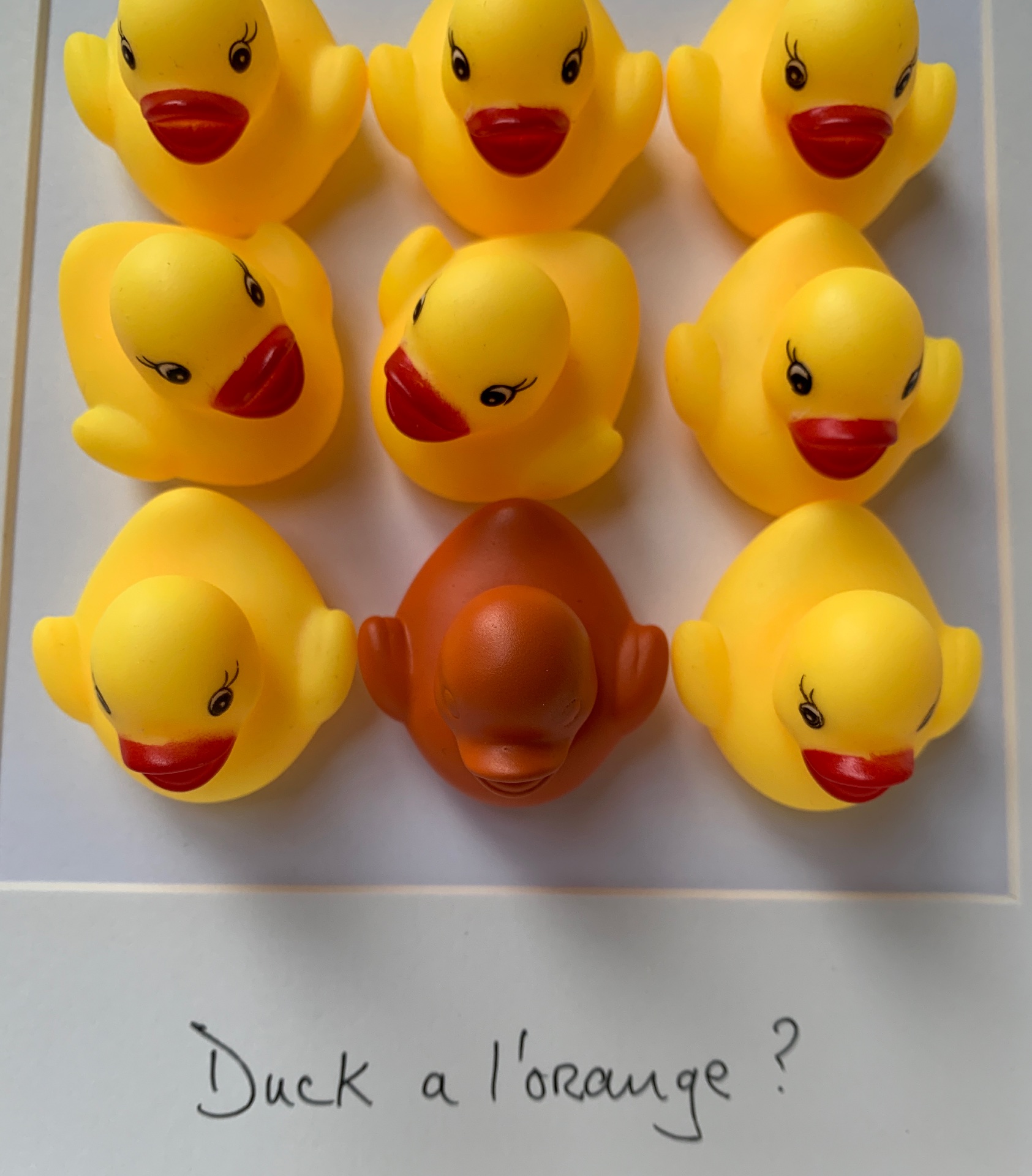 Duck a l'orange ?