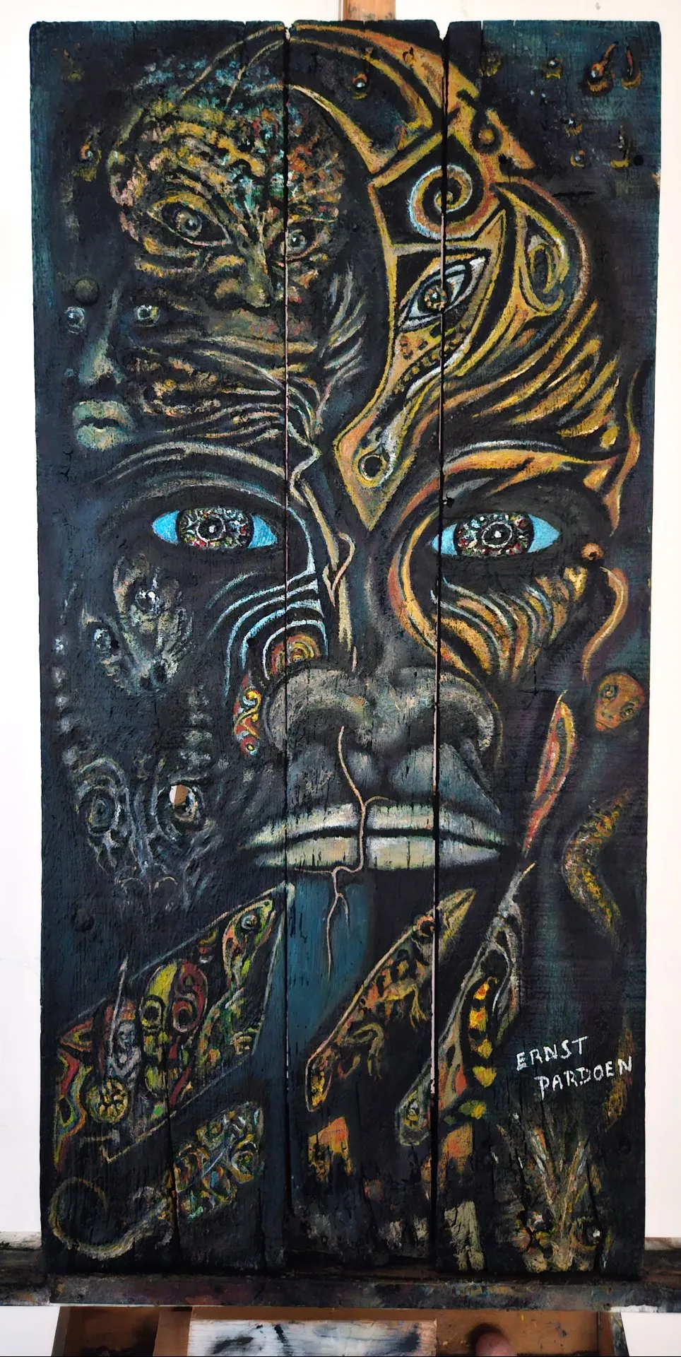 Le Couer de l'Afrique · 2025 · 50×100 cm