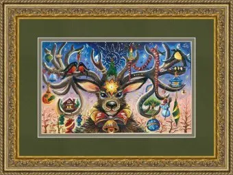 Royal solar deer