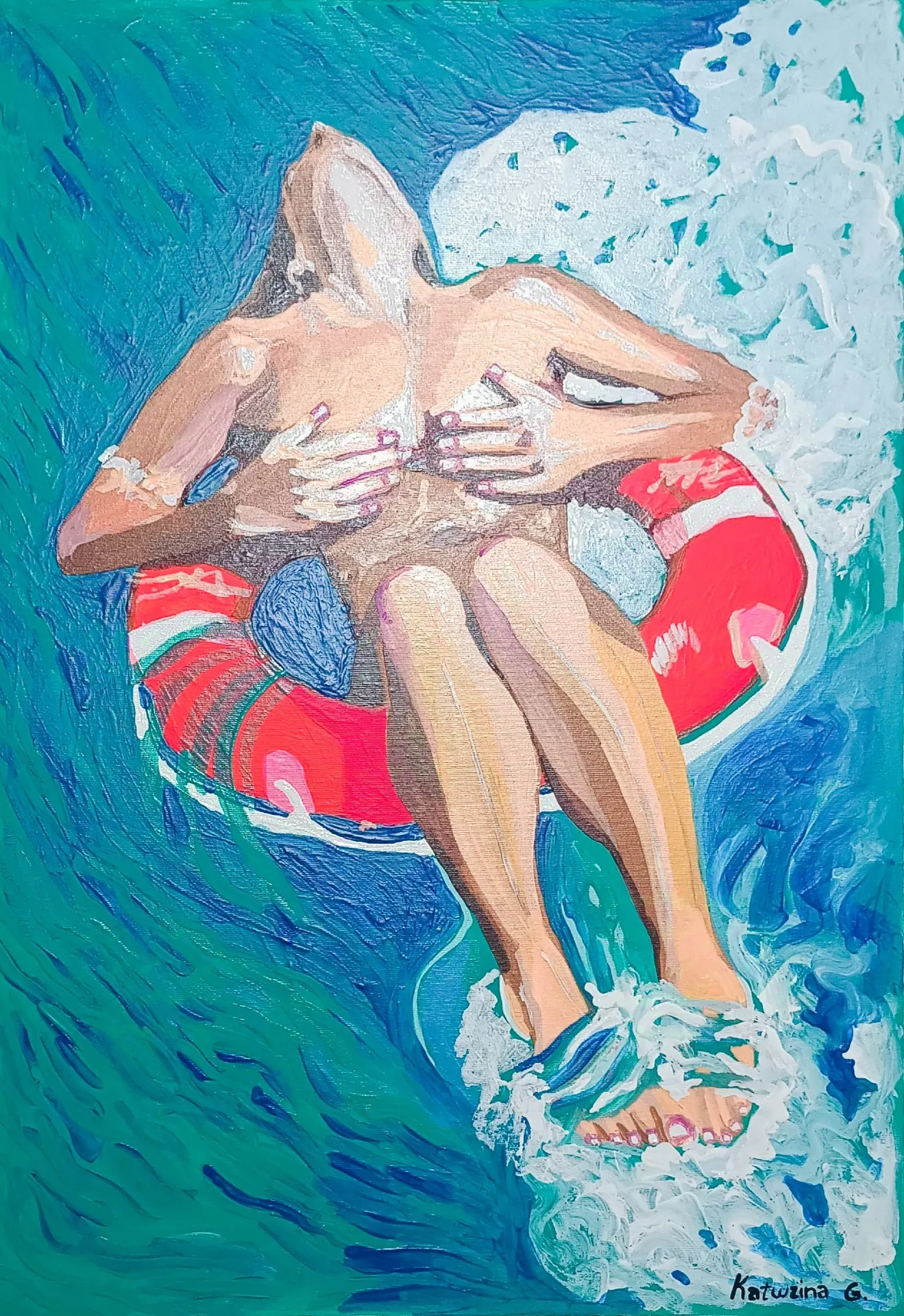 Help women 3 · 2025 · 35×50 cm