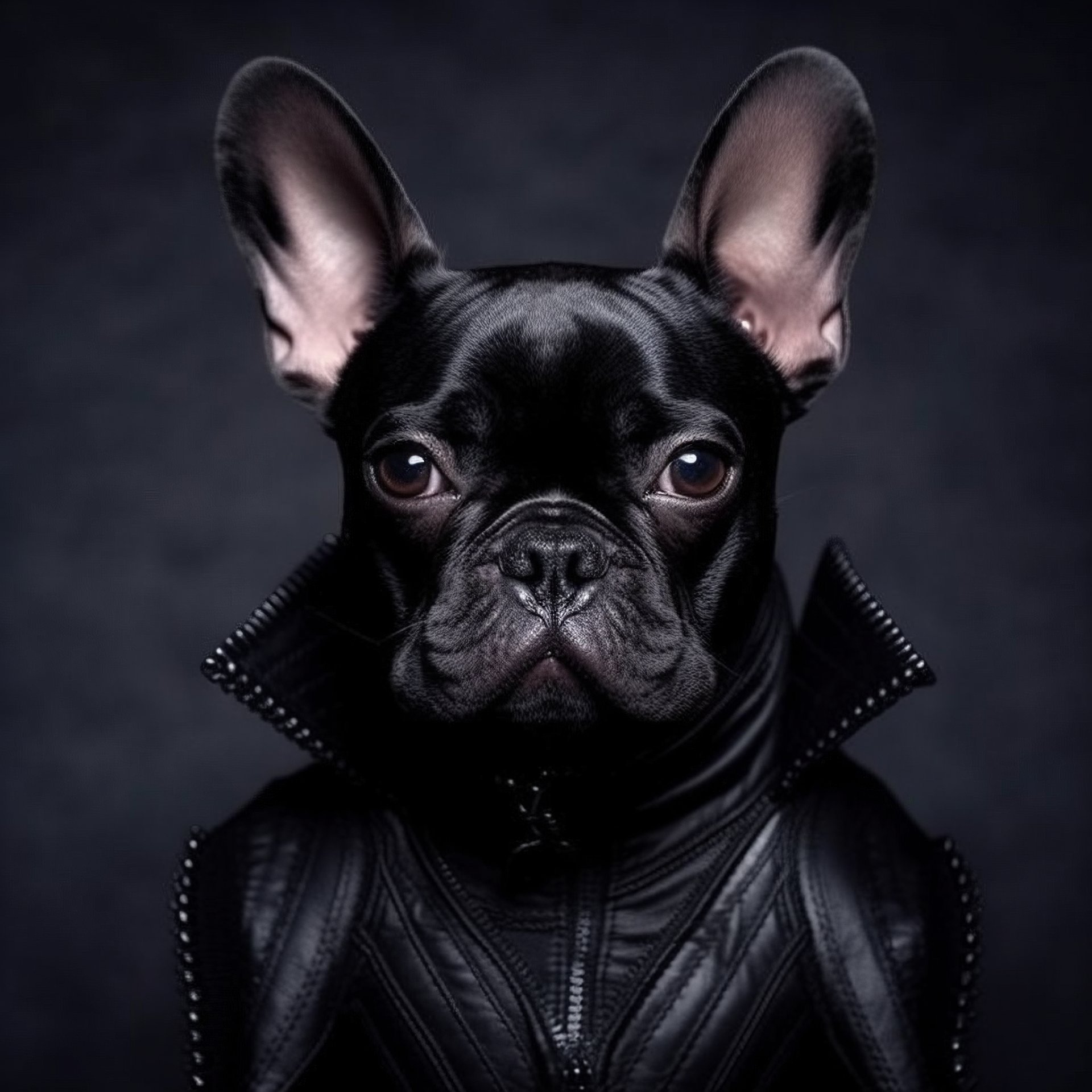 Frenchy tout en cuir noir