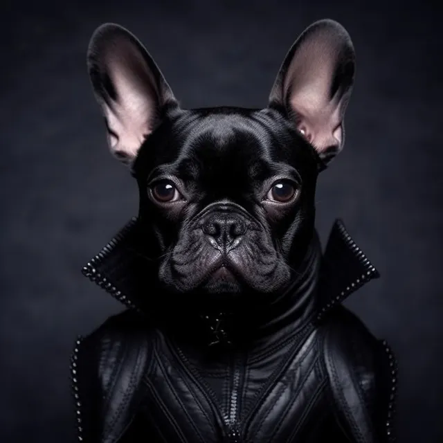 Frenchy tout en cuir noir