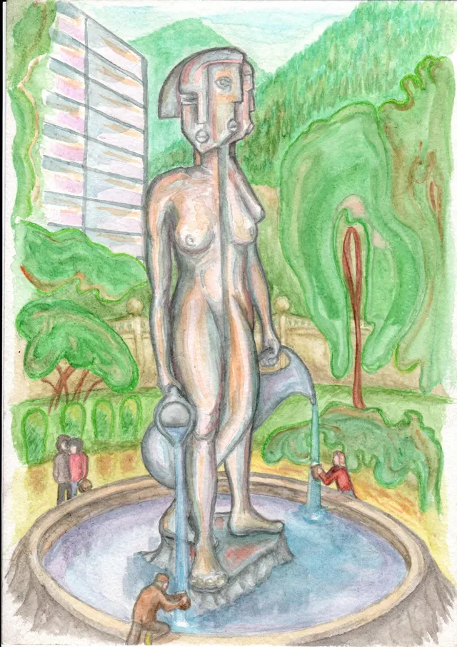 The fountain of life