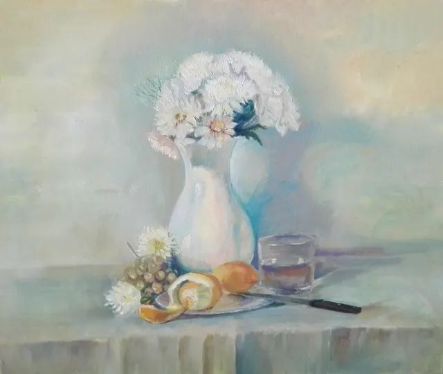 STILL LIFE OF VASE WITH FLOWERS