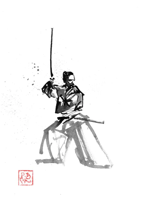 samurai en garde