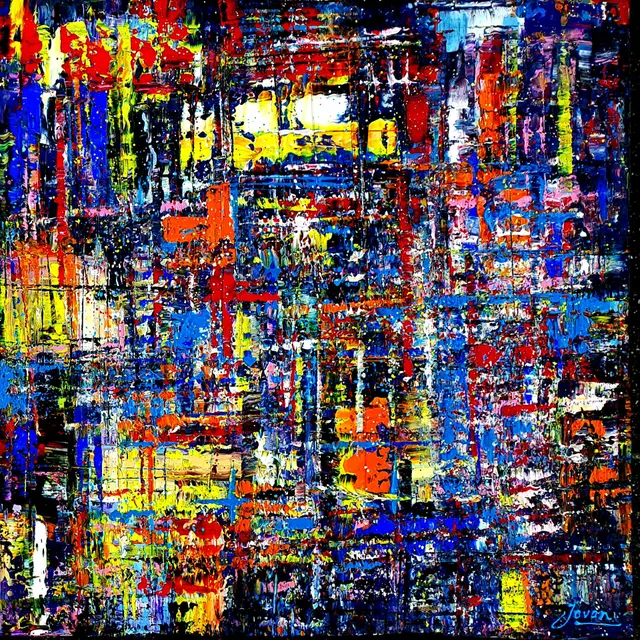 Abstract lights of the New York night