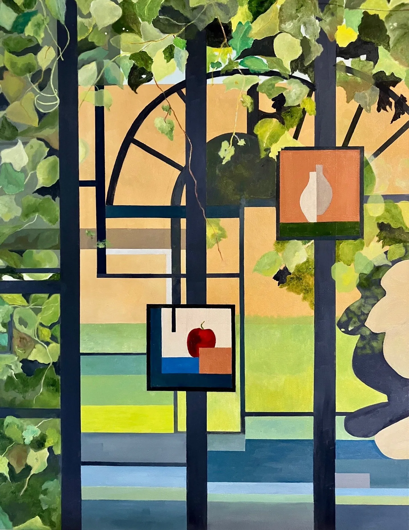 The Green Cathedral · 2023 · 80×100 cm