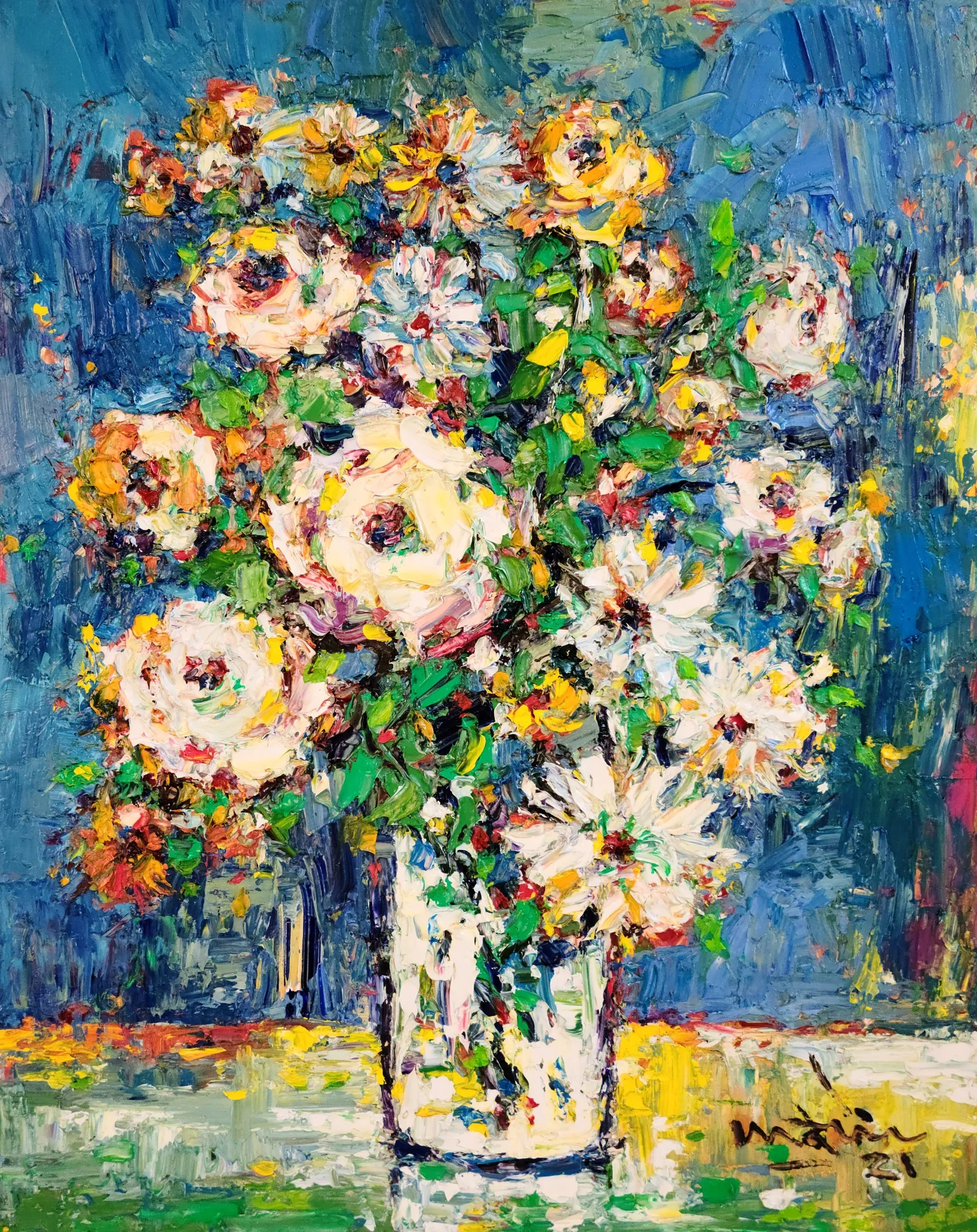 Flowers 11 · 2021 · 40.5×51 cm