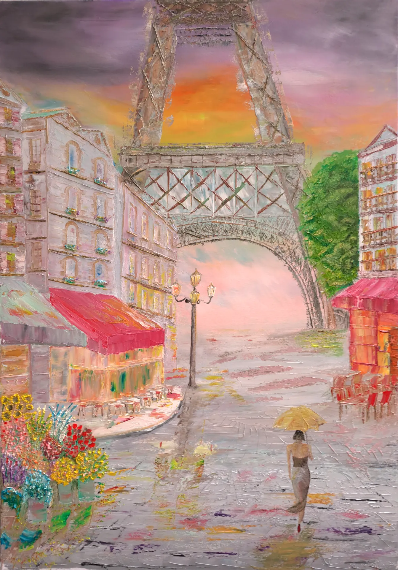 Paris date · 2023 · 70×100 cm